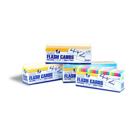 Pacon Pac Flash Cards Asst. Clr 2X3 Inch PA98499